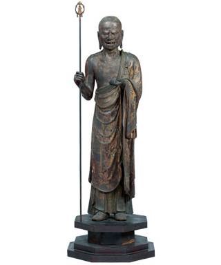 大迦葉尊者像，取自日本九州国立博物館